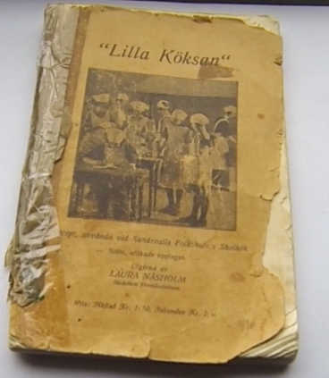 I still have my grandmother's cookbook from householder school in 1933. The title reads "The little kitchen girl" - very much a product of its time.